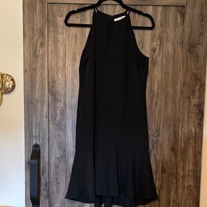 White House Black Market Black High Low Dress